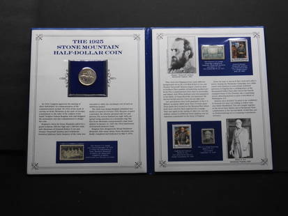 The 1925 Stone Mountain Half Dollar & Stamp Set: The 1925 Stone Mountain Half Dollar & Stamp Set