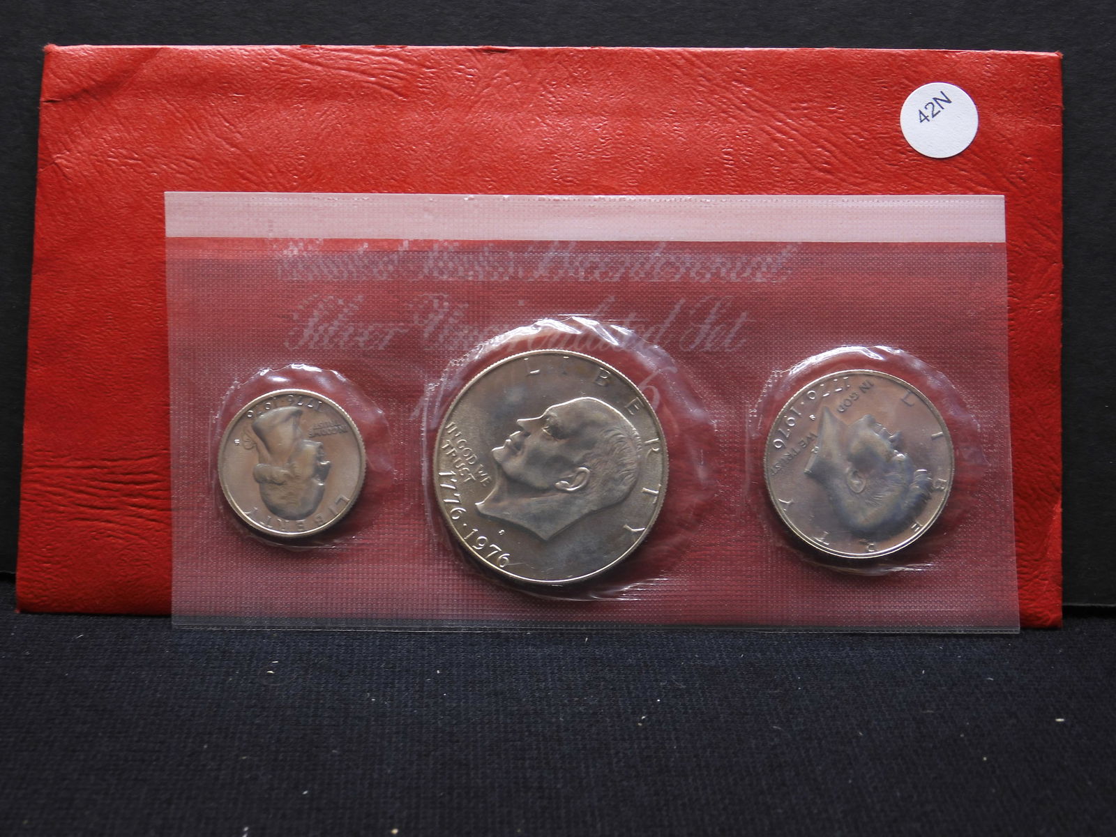 1776-1976-S United States 3-Piece Bicentennial Silver Mint Set With Original Gov't. Packaging & COA. (1 of 3)
