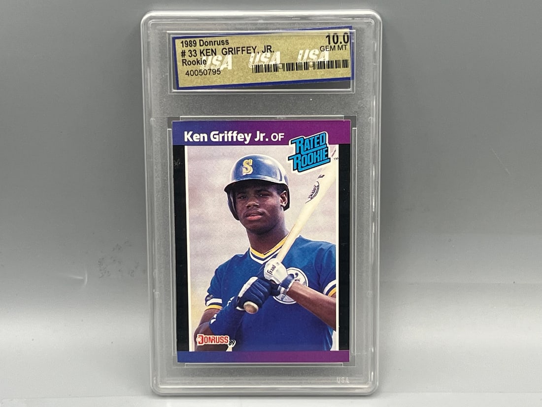 1989 Donruss Ken Griffey Jr. RC #33 USA Grading 10: 1989 Donruss Ken Griffey Jr. RC #33 USA Grading 10