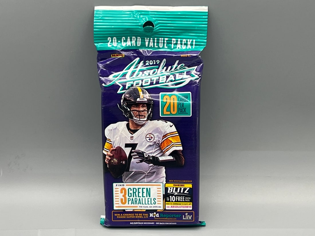 2019 Panini Absolute Memorabilia Football Unopened Rack Pack (1 of 2)