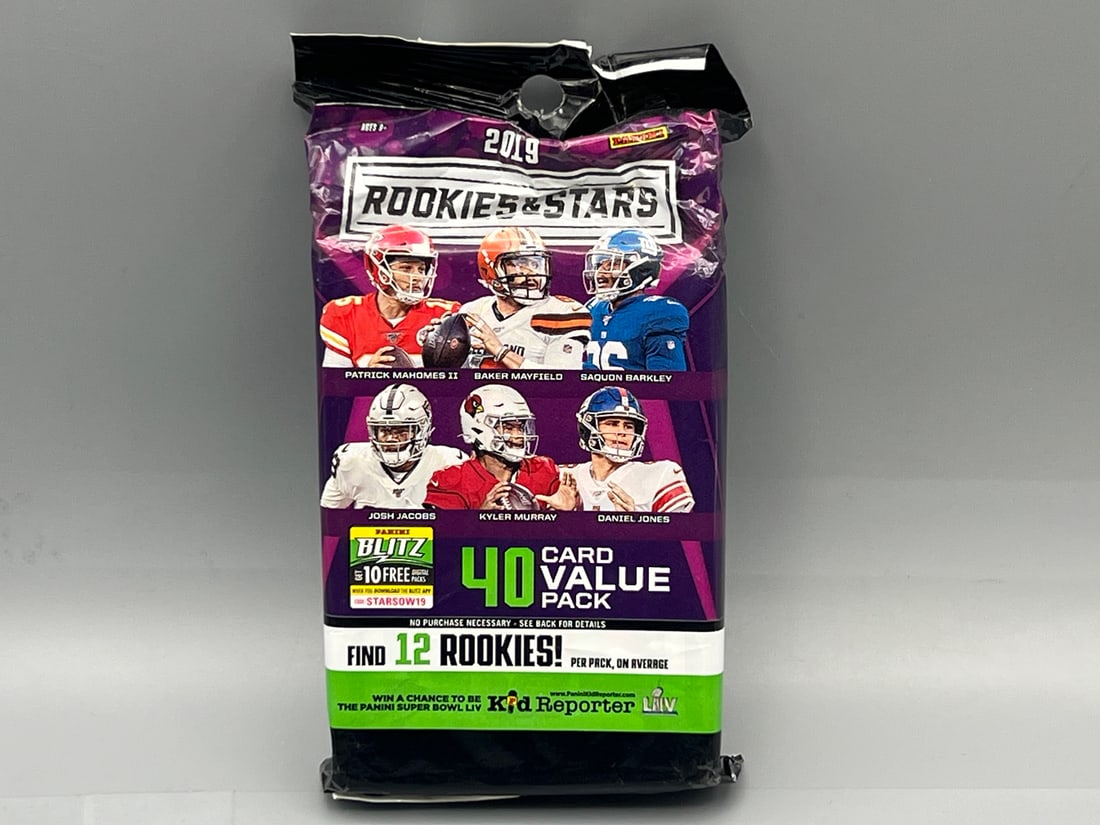 2019 Panini Rookies & Stars Football Unopened Rack Pack (1 of 2)