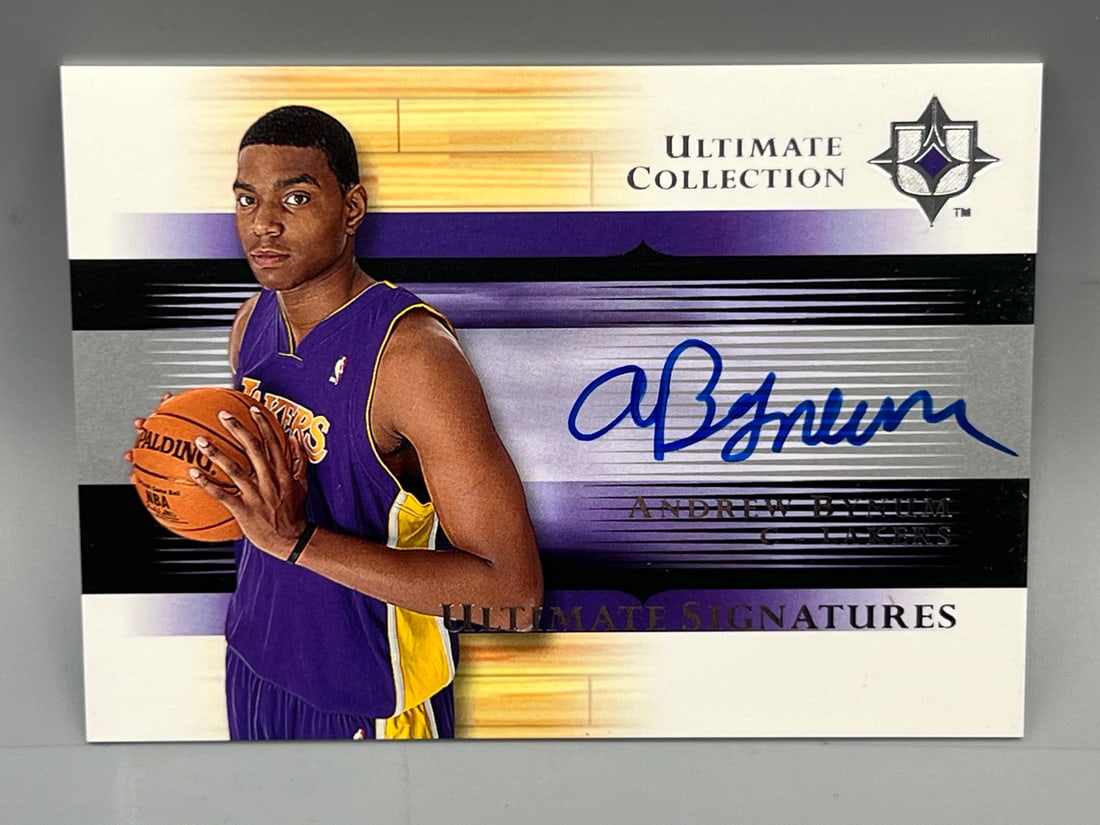 2005-06 Upper Deck Ultimate Collection Andrew Bynum RC Auto (1 of 2)