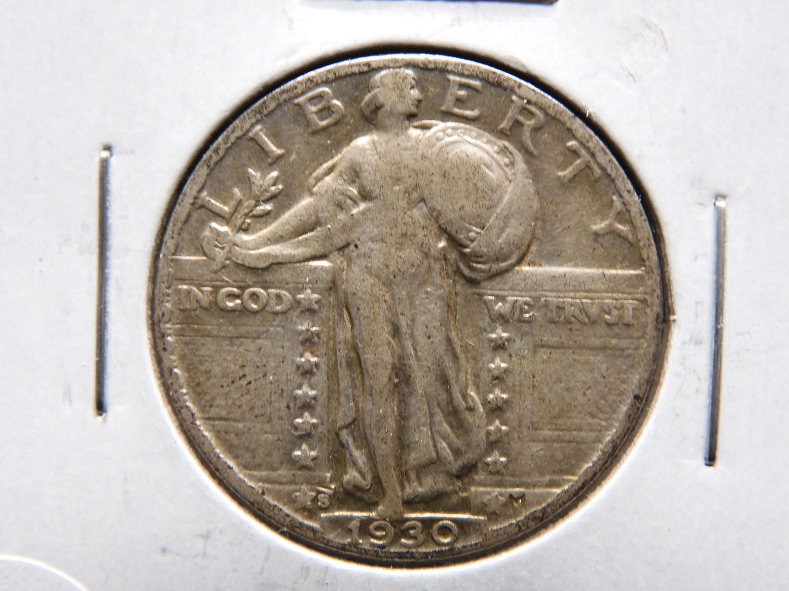 1930-S Standing Liberty 25c. 90% Silver, Nice Detail (1 of 3)