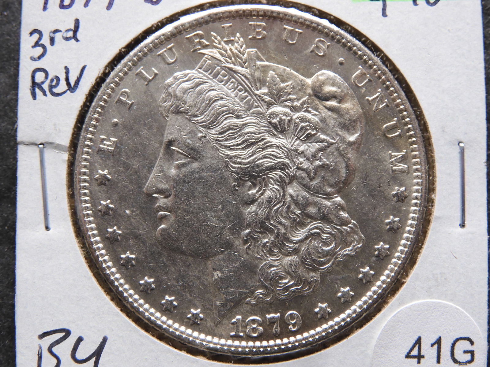 1879-S 3rd Rev. Morgan Dollar, VERY High Grade + Luster! Scarce (1 of 3)