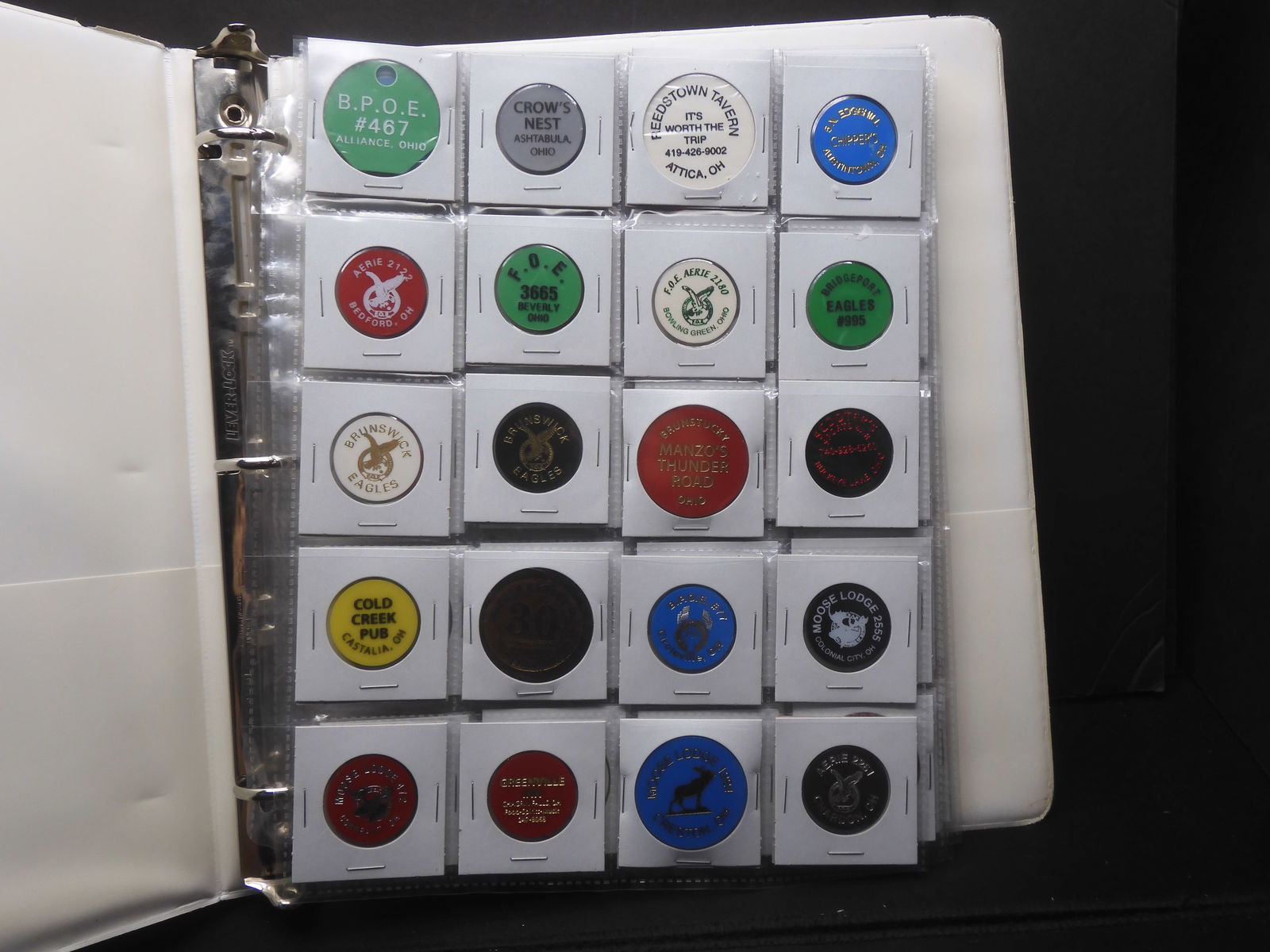 Ohio Tokens Collection 120 Town All Uncirculated A-Z (1 of 13)