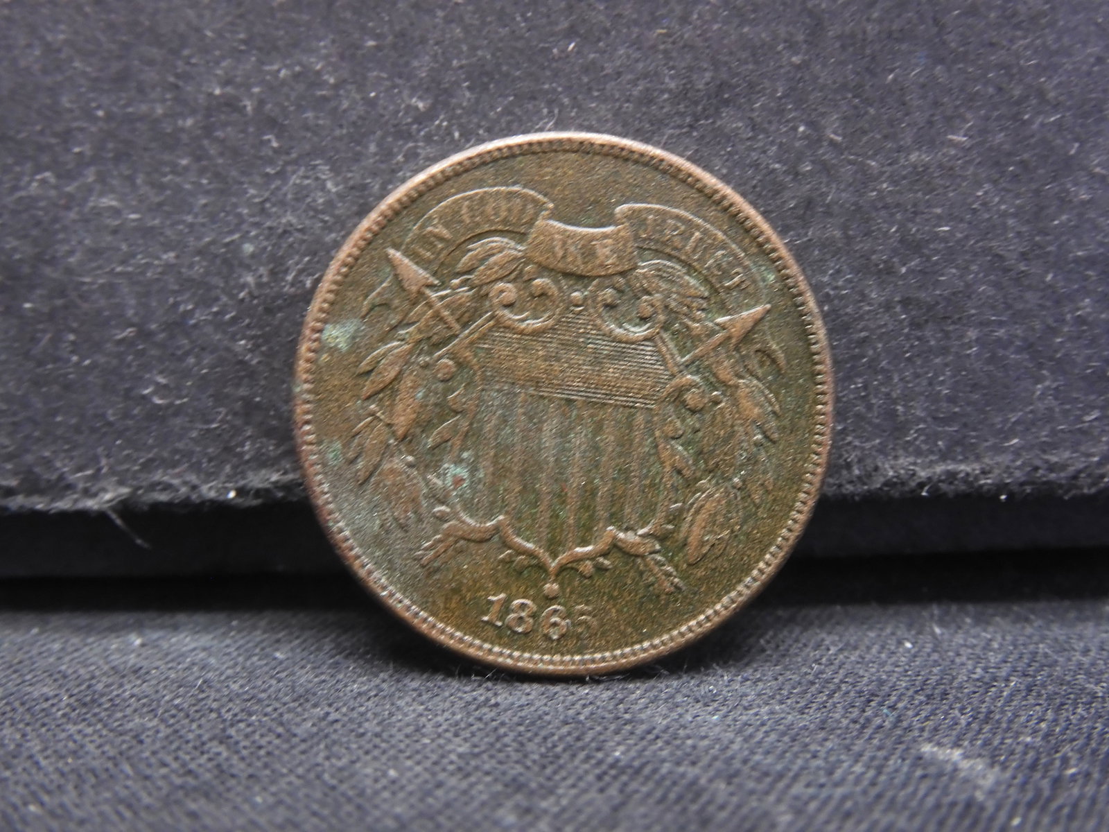 1865 Shield Two Cent: 1865 Shield Two Cent