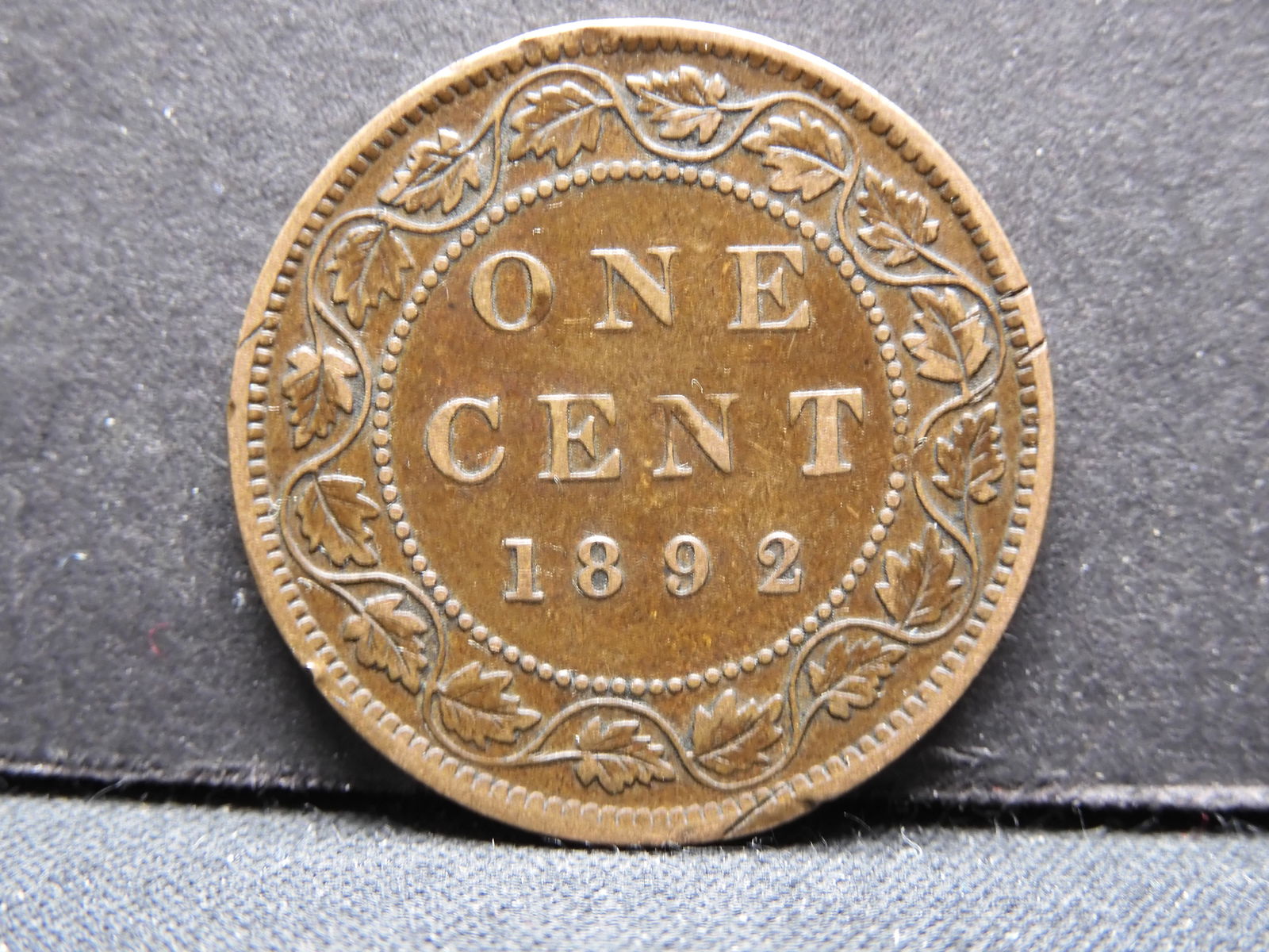 1892, High Grade, Canada Large Cent, 131 years old! (1 of 2)