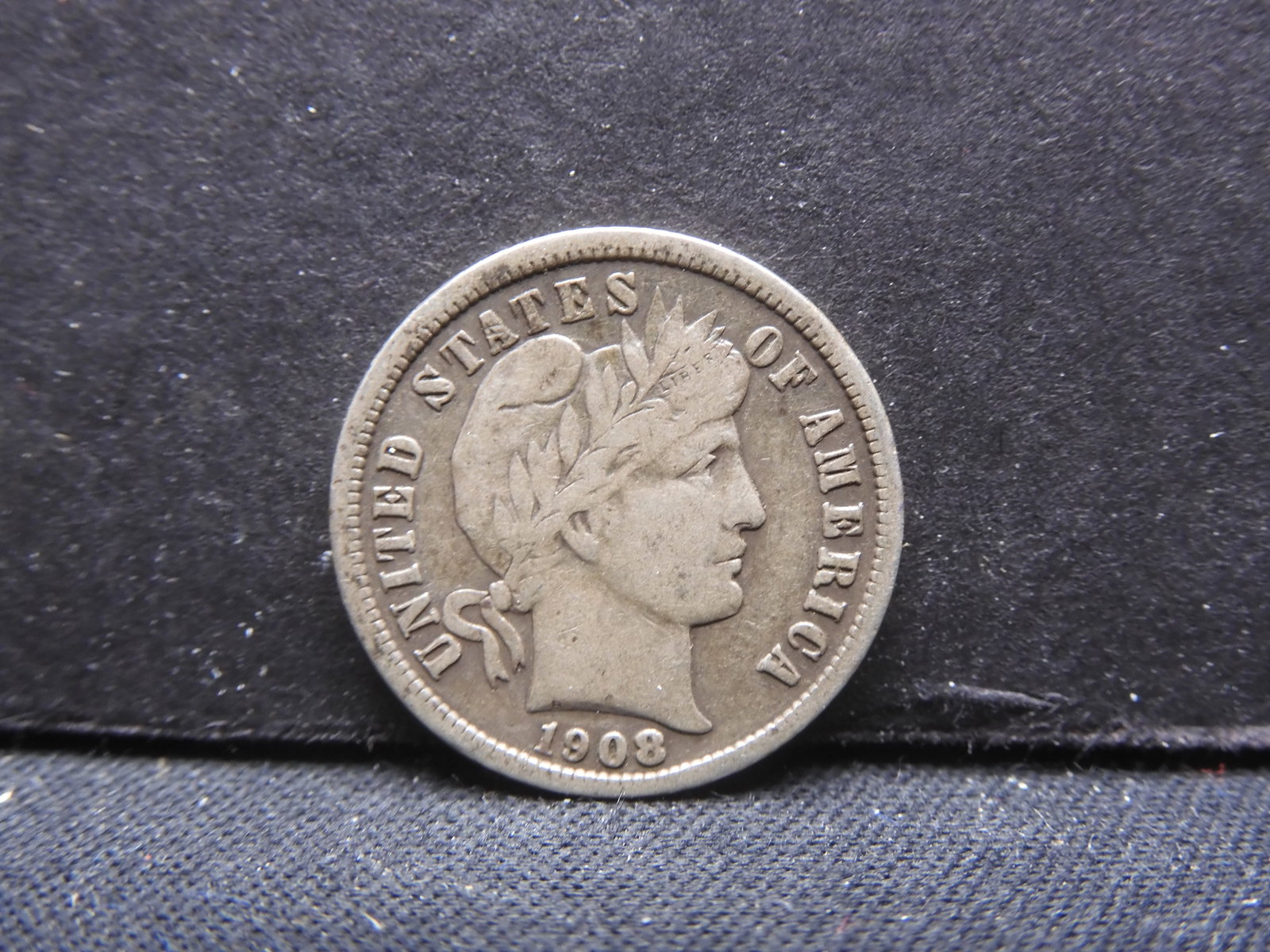 1908-D Barber Dime: 1908-D Barber Dime