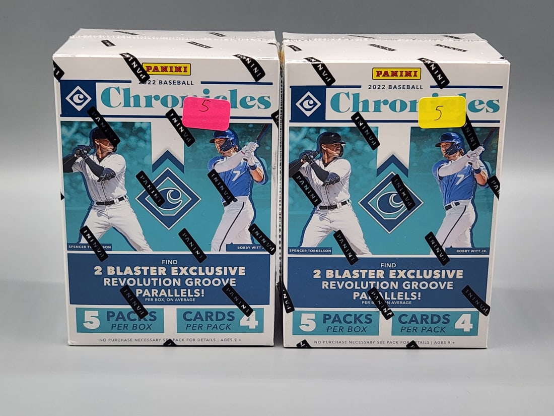 (2) 2022 Chronicles Baseball Blaster Boxes (1 of 2)
