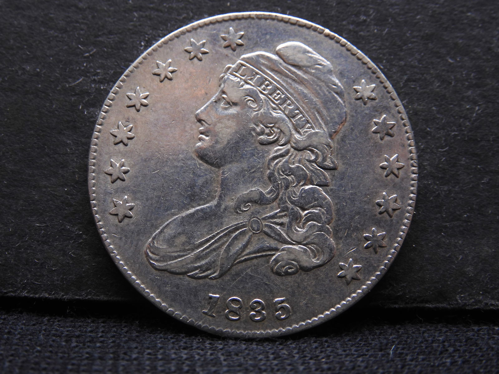 1835 Capped Bust Half Dollar - Great Detail (1 of 2)