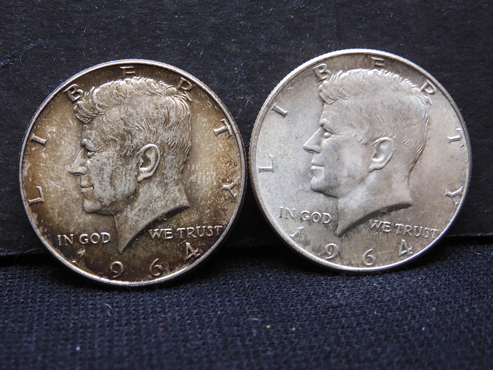 (2) 1964 Kennedy Half Dollars (1 of 2)