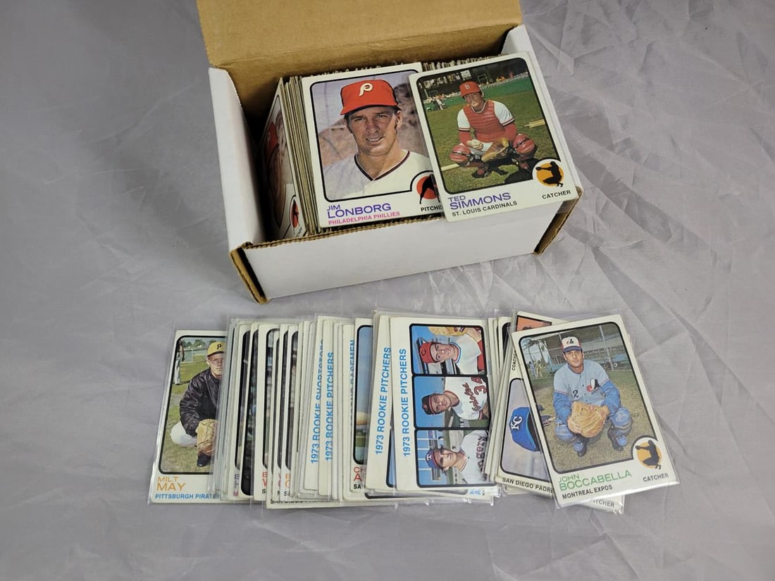 1973 Topps Baseball Lot of 250 Includes 38 High Numbers (1 of 2)
