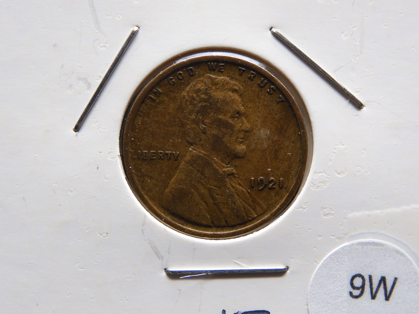 1921 P Lincoln Wheat Cent - Extra Fine - rare in this condition (1 of 2)