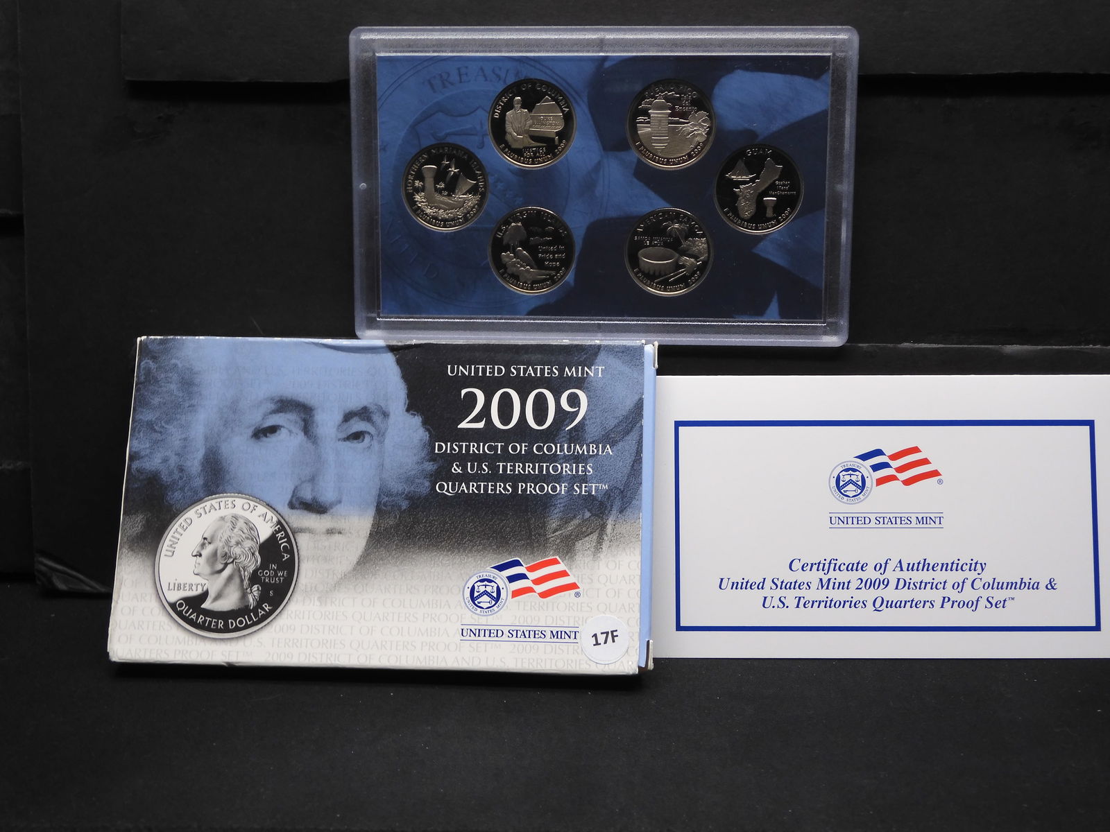 2009-S DC & Territories Quarters Proof Set in OGP (1 of 4)