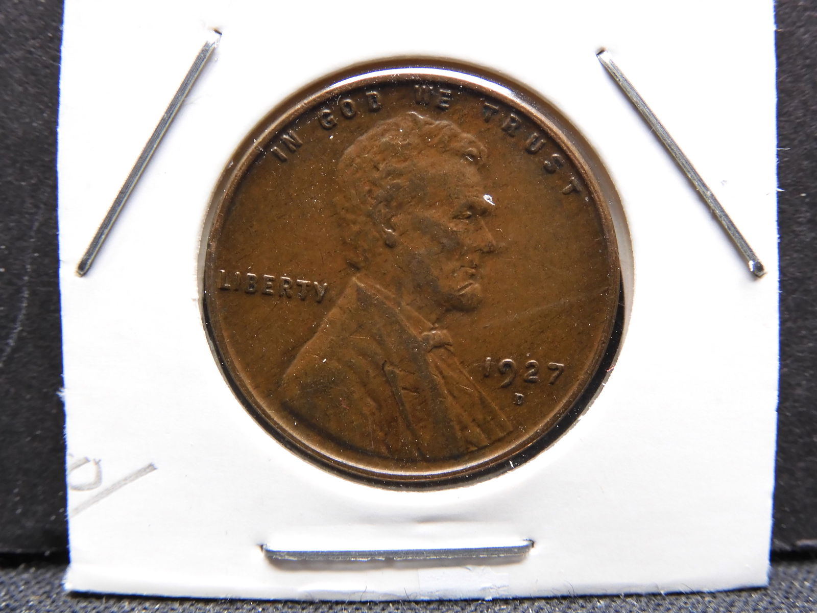 1927 D Lincoln Wheat Cent - XF (1 of 2)