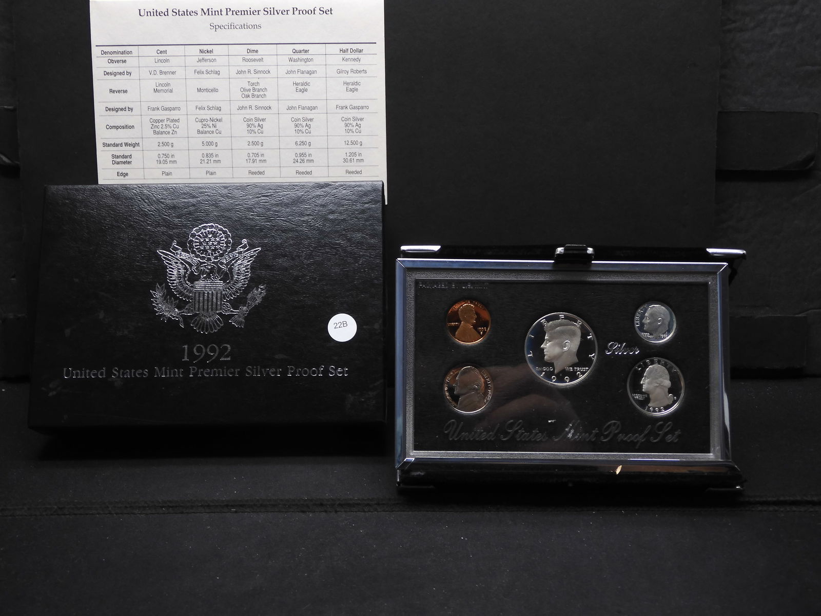 1992-S US Mint Silver Proof Set (1 of 5)