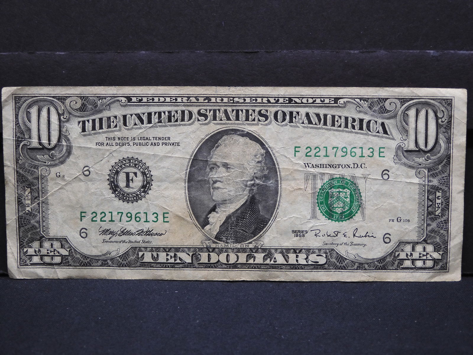 1995 Ten Dollar FRN (1 of 3)