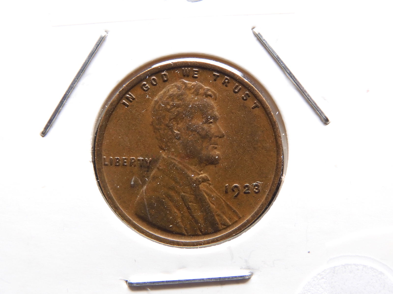 1923 P Lincoln Wheat Cent - AU (1 of 2)