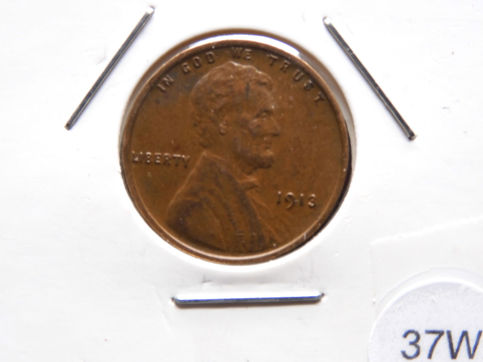 1913 P Lincoln Wheat Cent - XF (1 of 2)