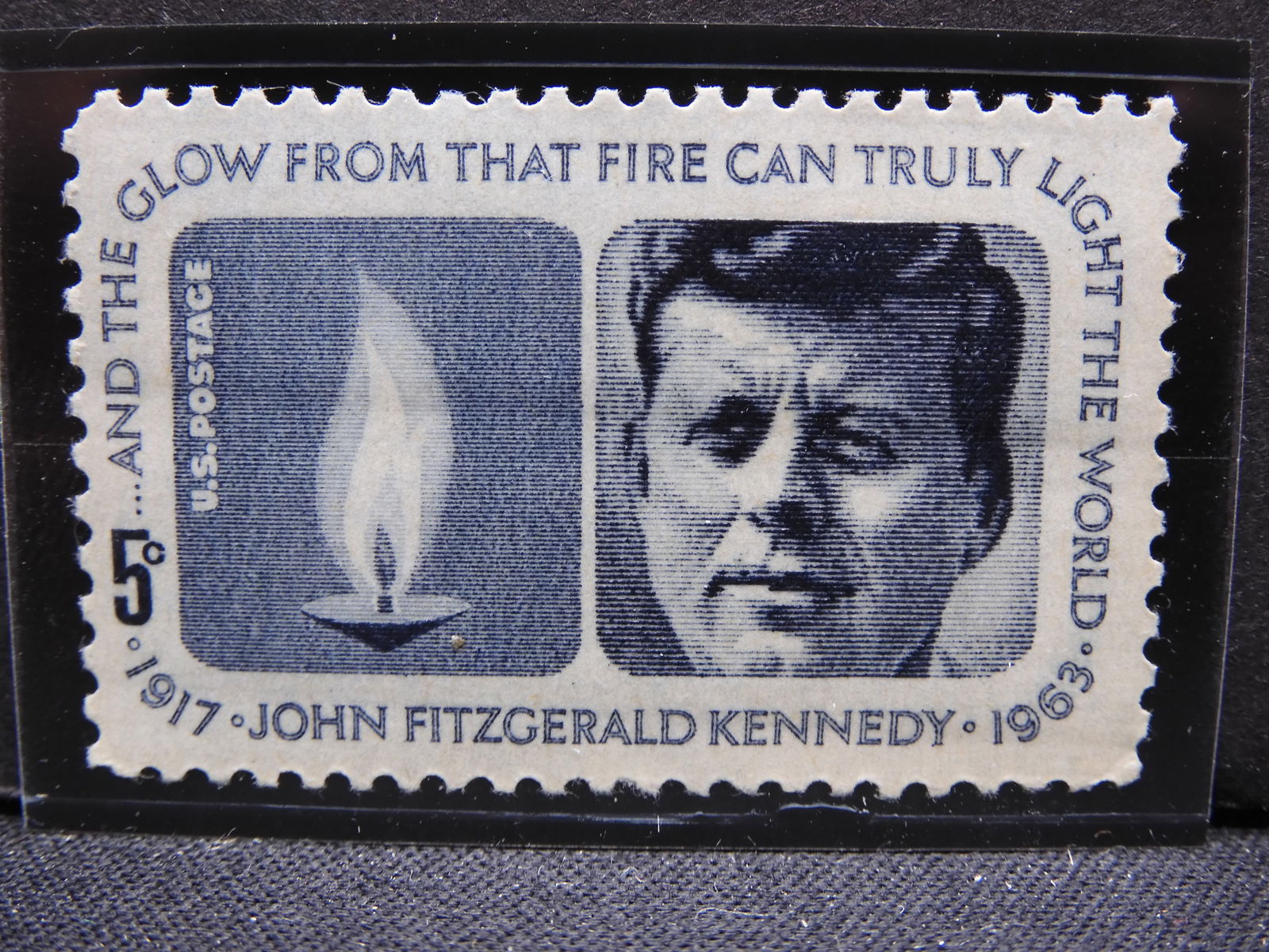 Six 1964 JFK US# 1246 Kennedy Memorial Stamp (1 of 2)