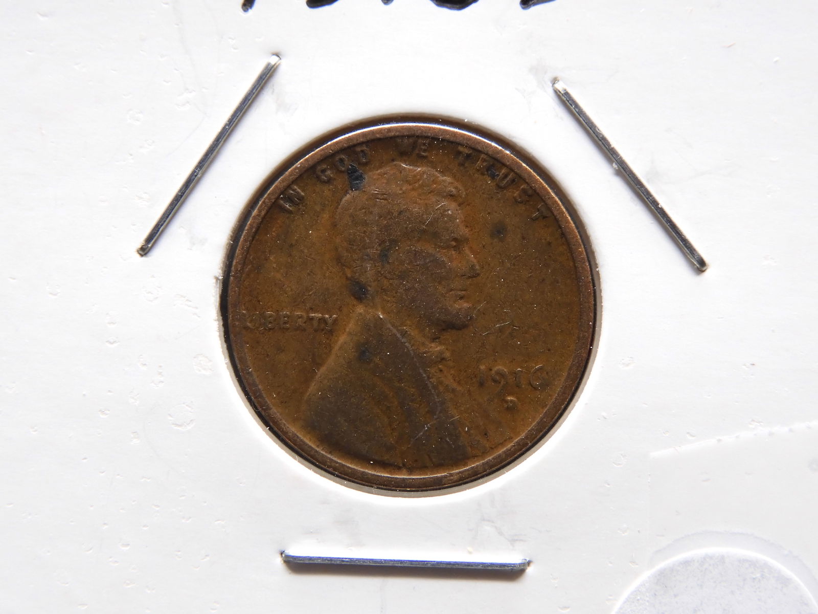 1916 D Lincoln Wheat Cent - VF (1 of 2)