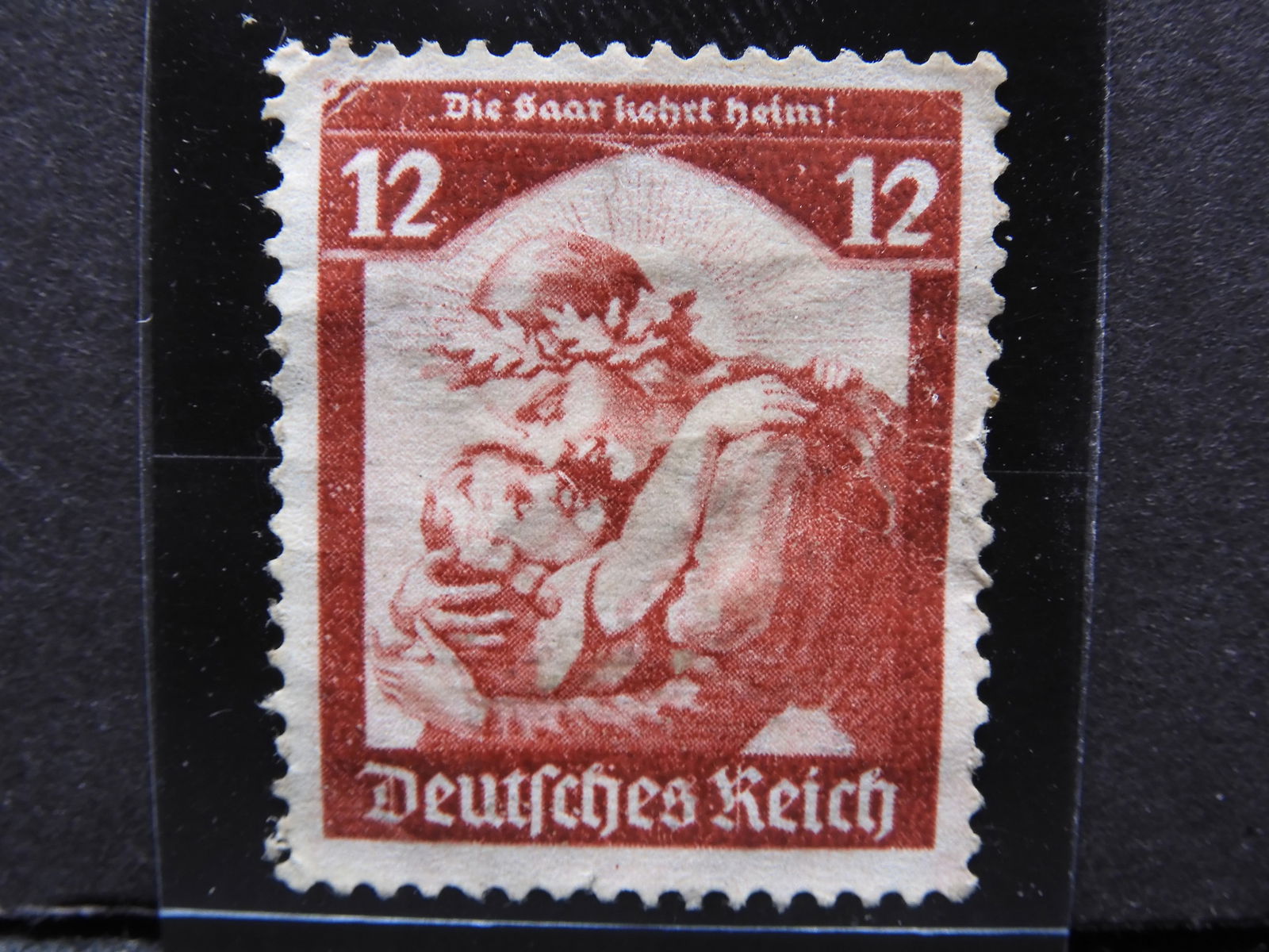 1935 12 Cent Return of Saar Stamp (1 of 2)