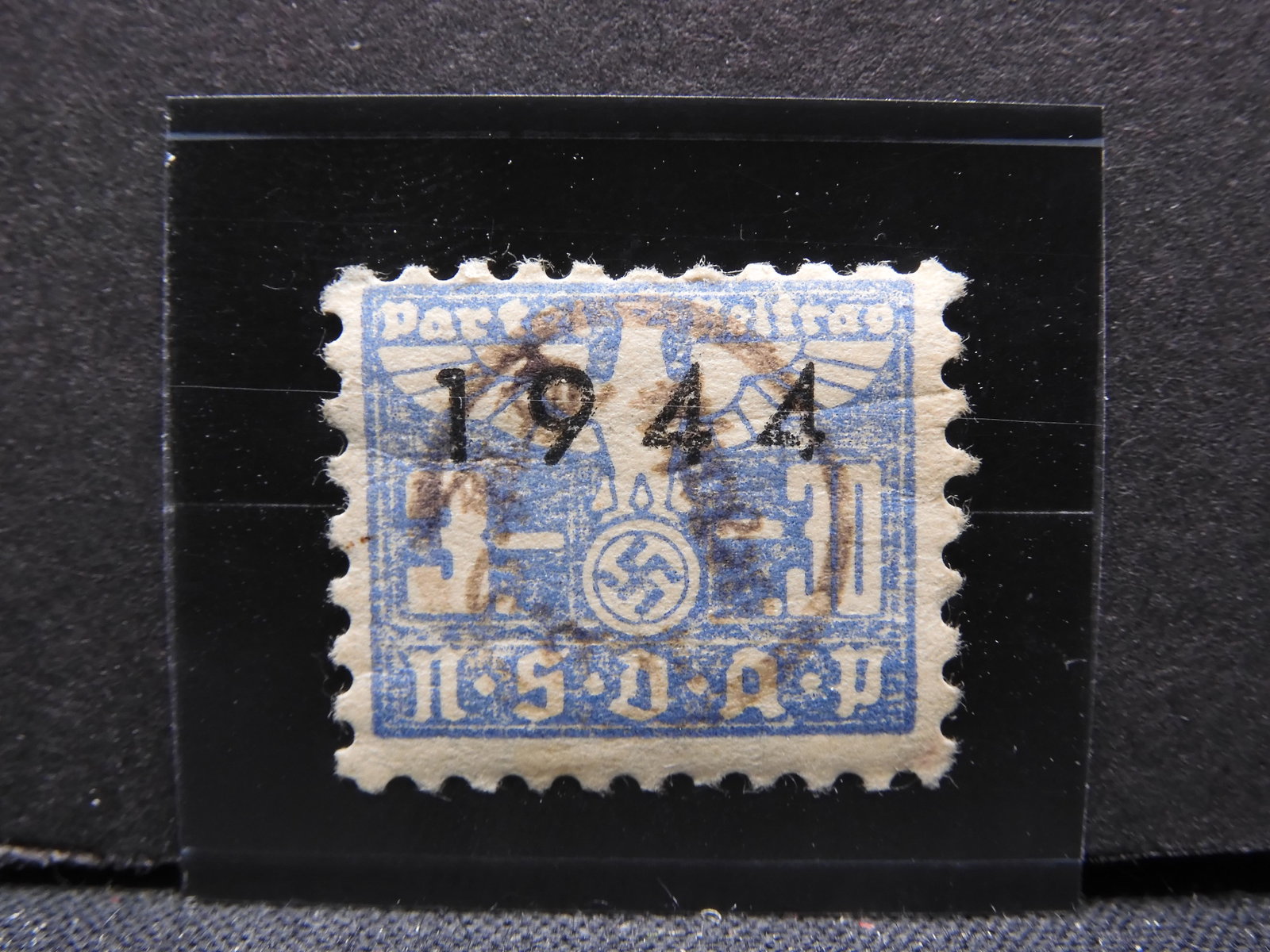 1944 German Stamp NSPAD 3+30 RM: 1944 German Stamp NSPAD 3+30 RM
