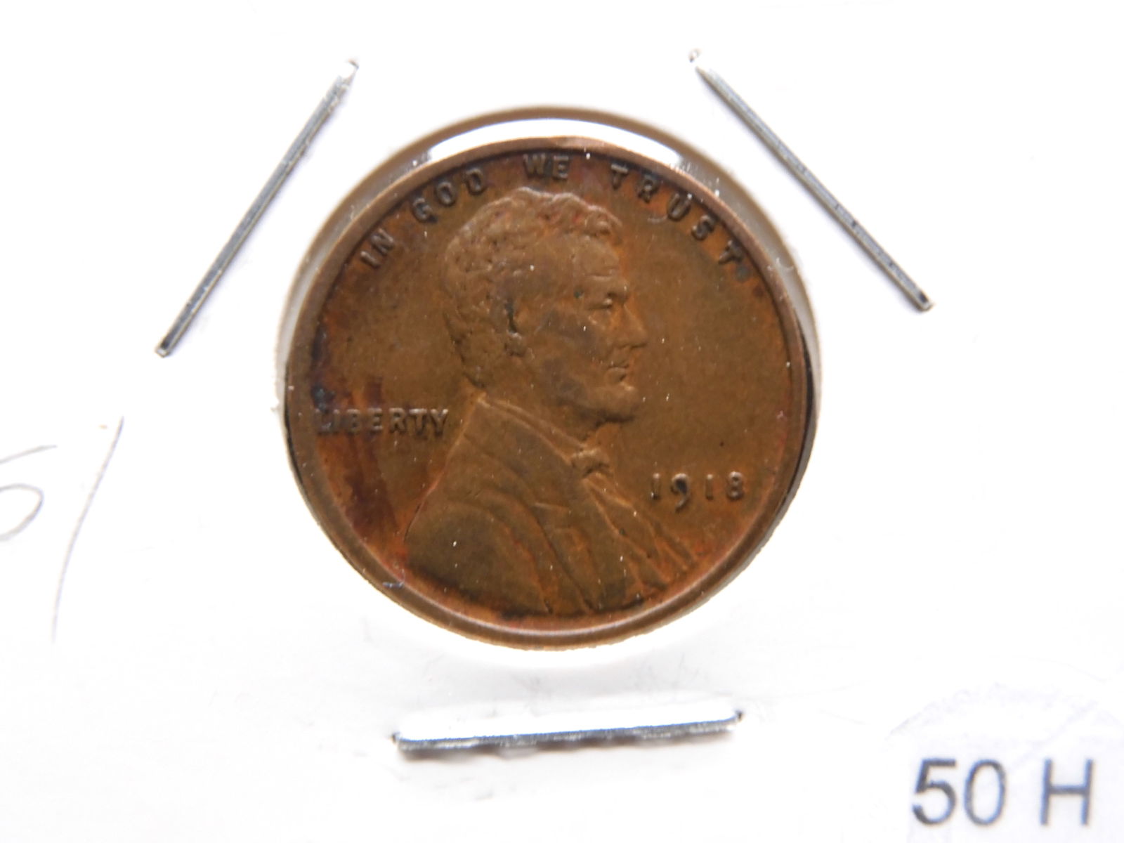 1918 P Lincoln Wheat Cent XF (1 of 2)