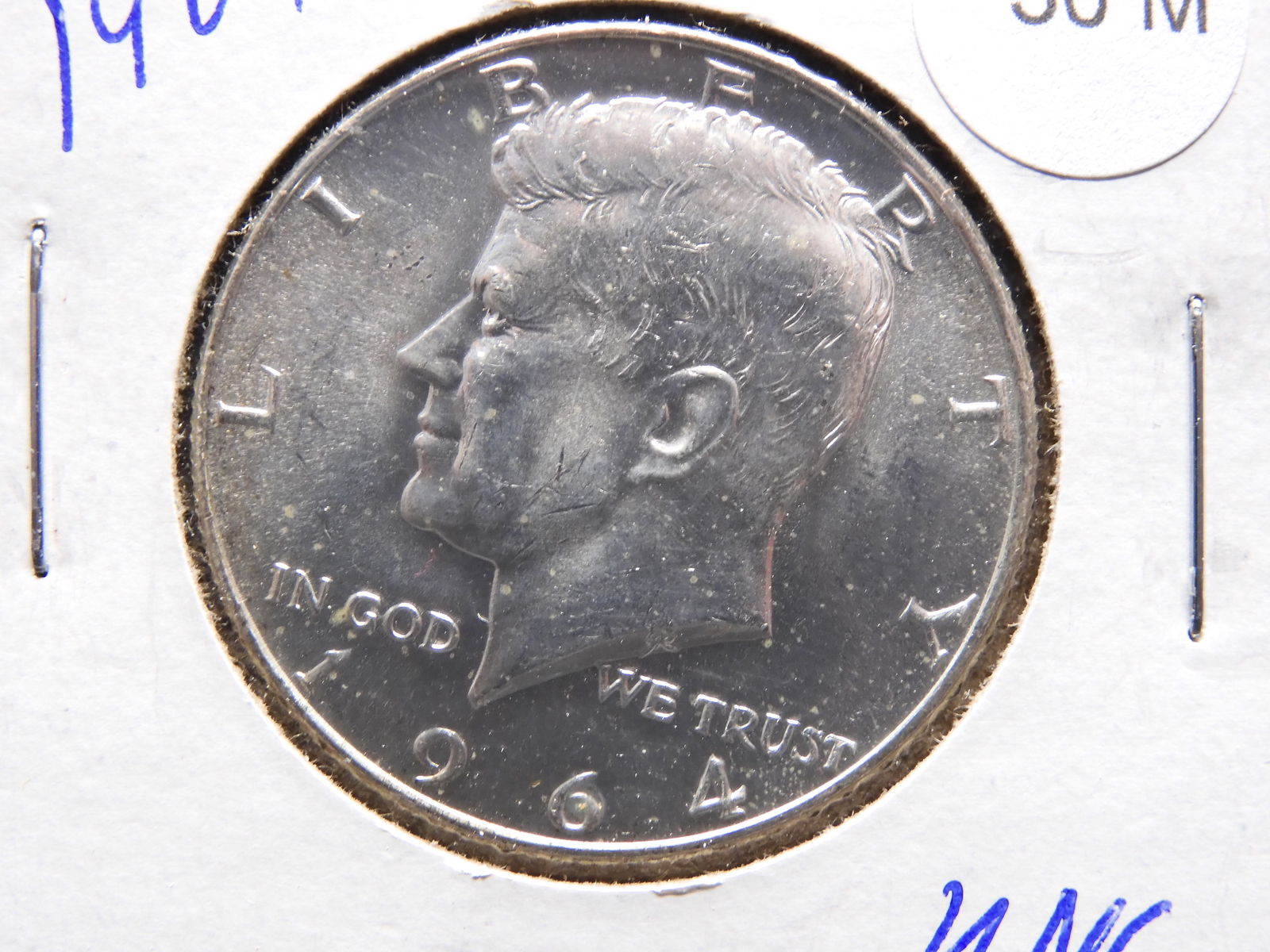 1964 Silver Kennedy Half Dollar Uncirculated (1 of 2)