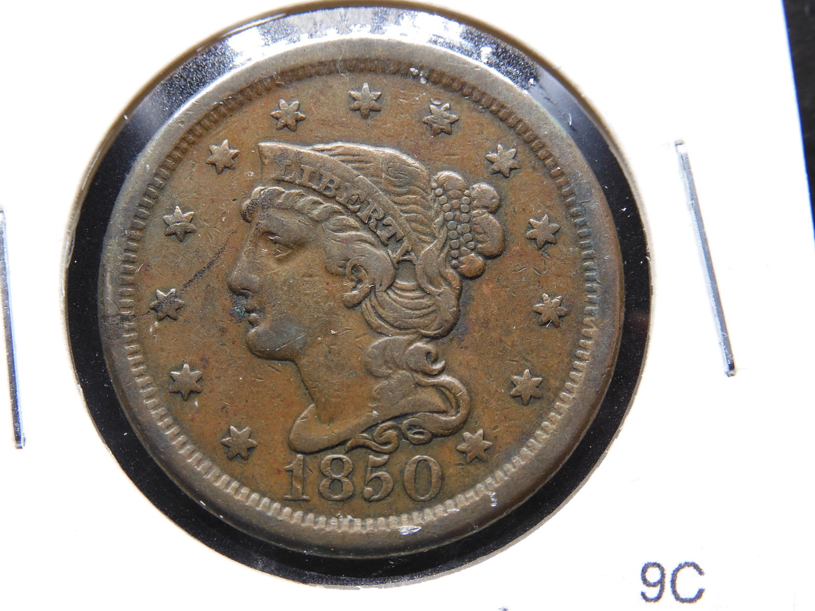 1850 US Large Cent, Coronet Head (1 of 3)