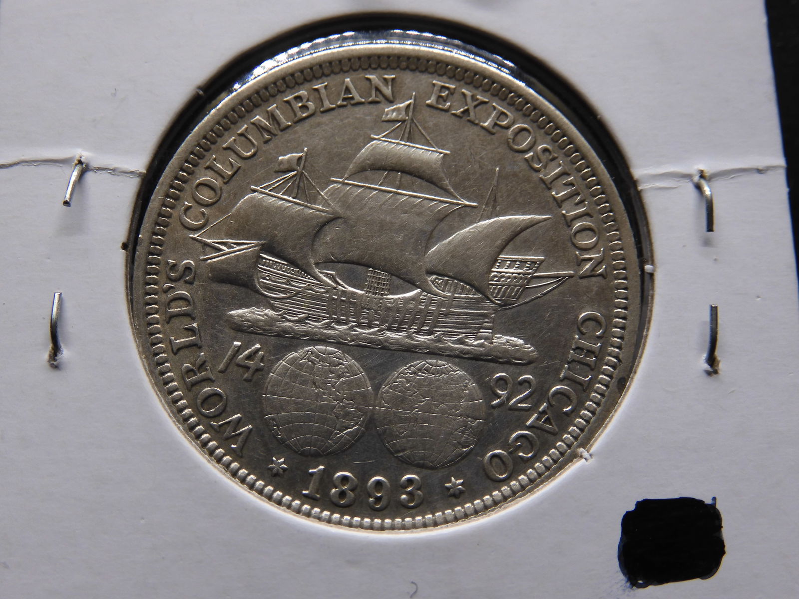 1893 Silver Columbian Expo Half Dollar - 130 Years Old! (1 of 3)