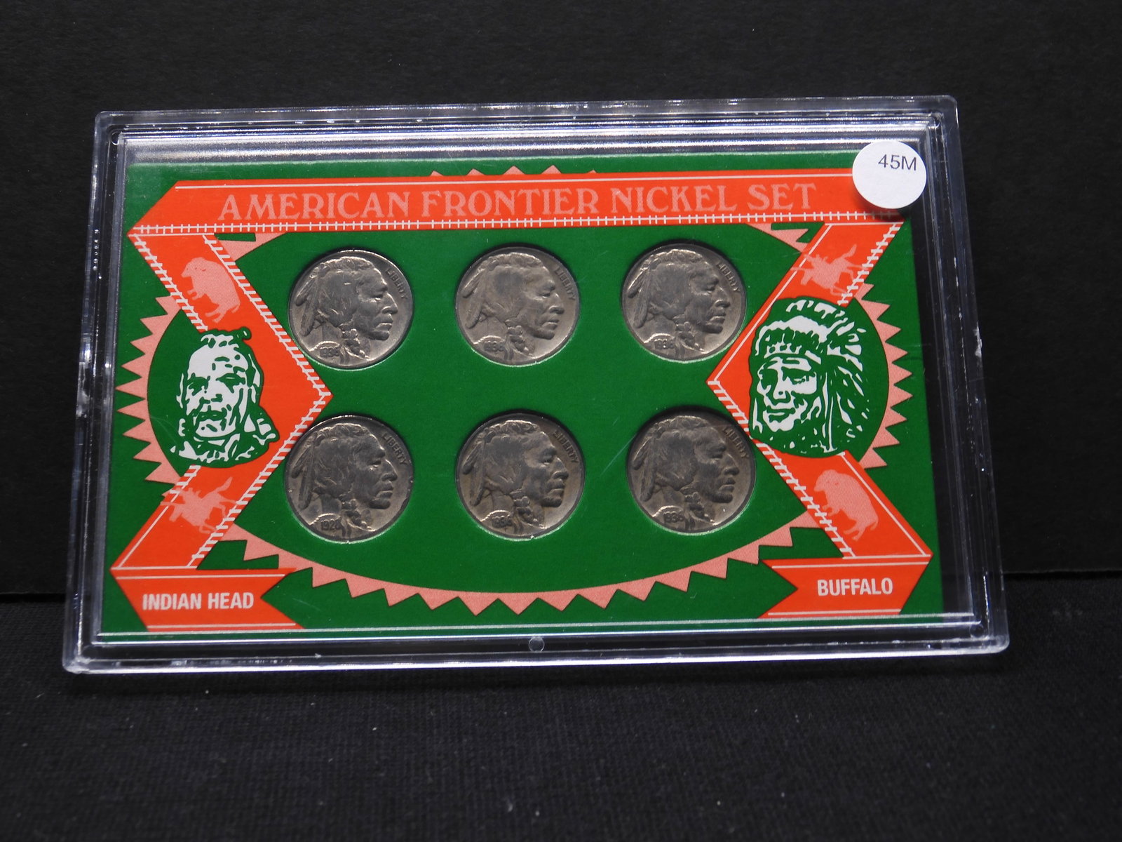American Frontier 6-Coin Nickel Set Coin Collection.: American Frontier 6-Coin Nickel Set Coin Collection.