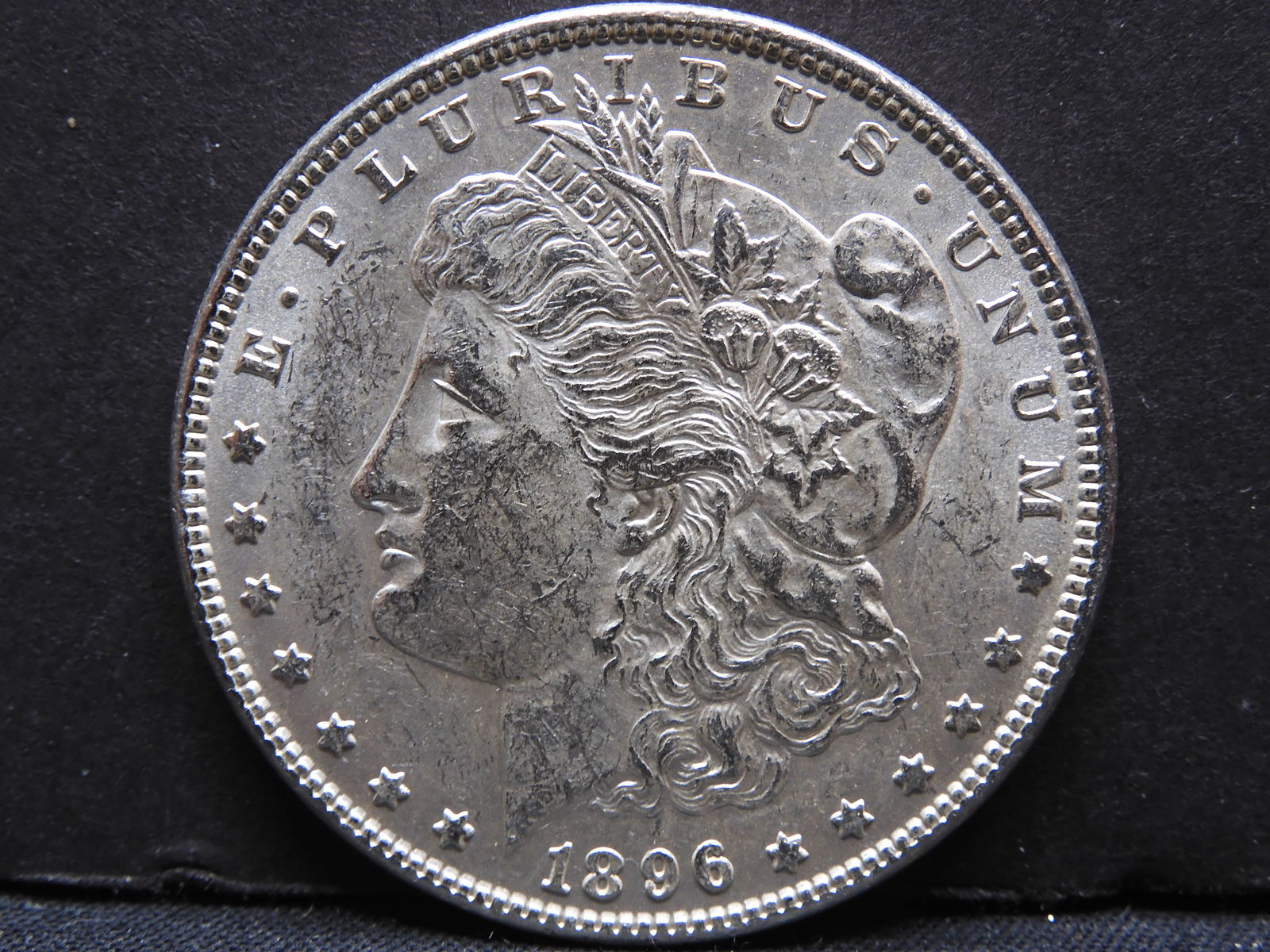 1896 Morgan Silver Dollar Unc (1 of 2)