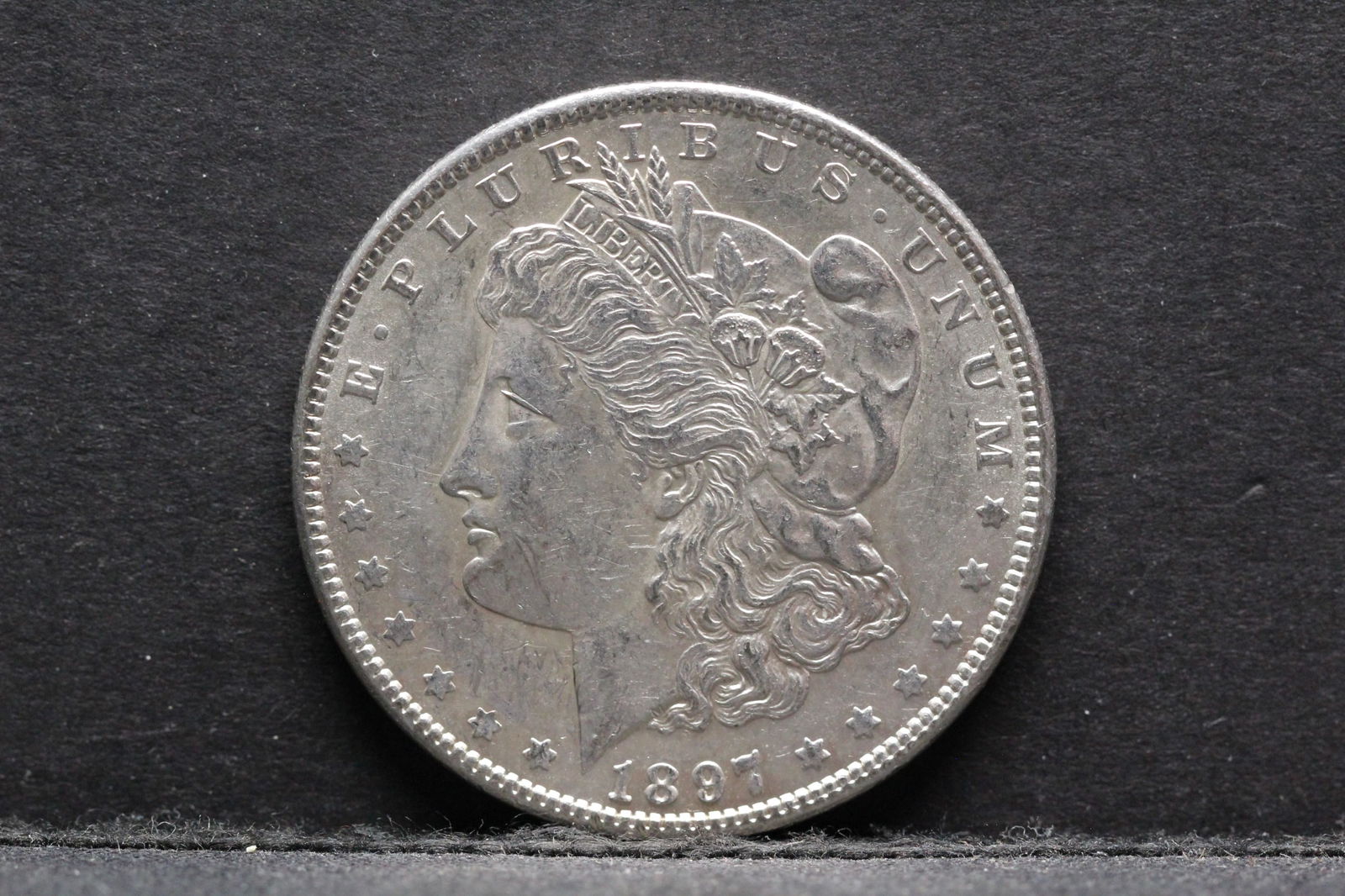 1897 Morgan Silver Dollar BU (1 of 2)