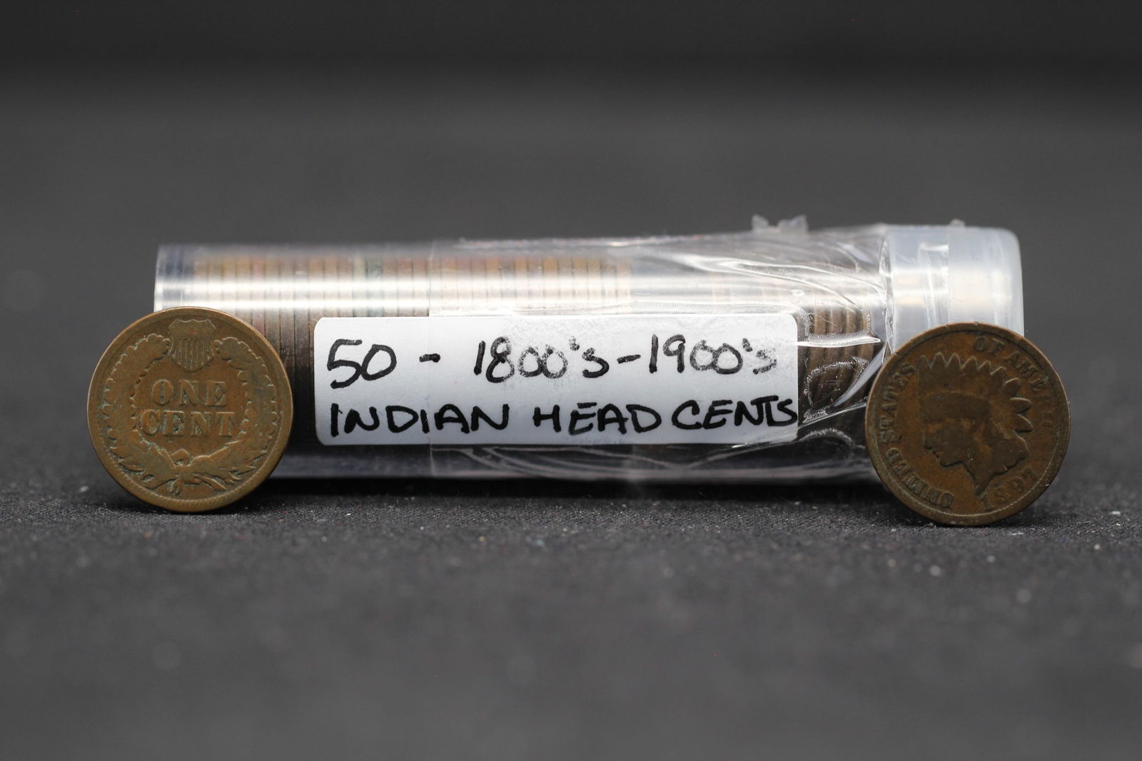 50 Mixed Date Indian Head Cents 1800's/1900's (1 of 2)