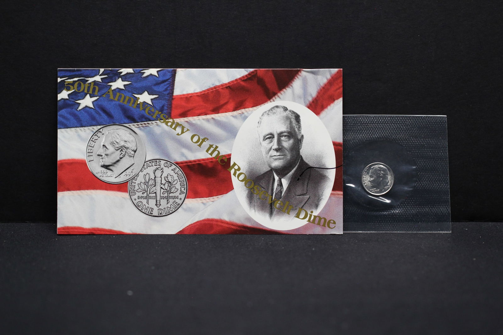 1996-W Roosevelt Dime, 50th Anniversary. Key Date (1 of 4)