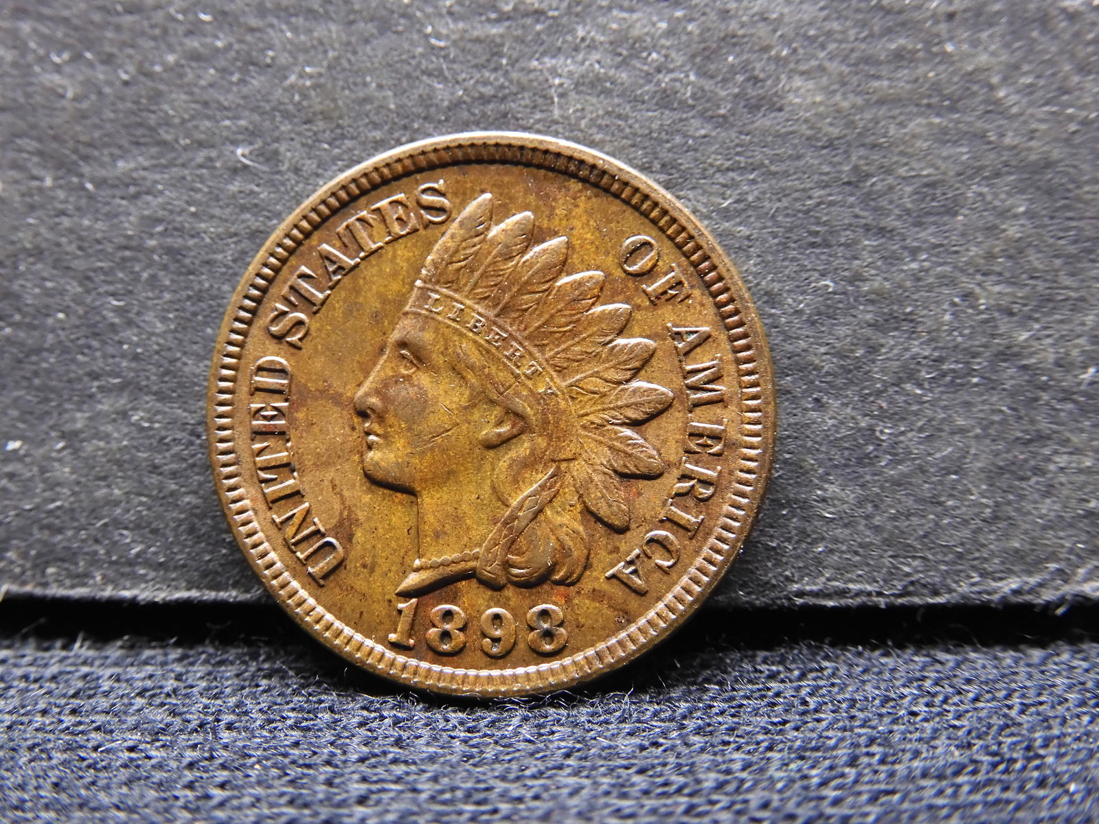 1898 Indian Head Cent - AU/BU (1 of 2)
