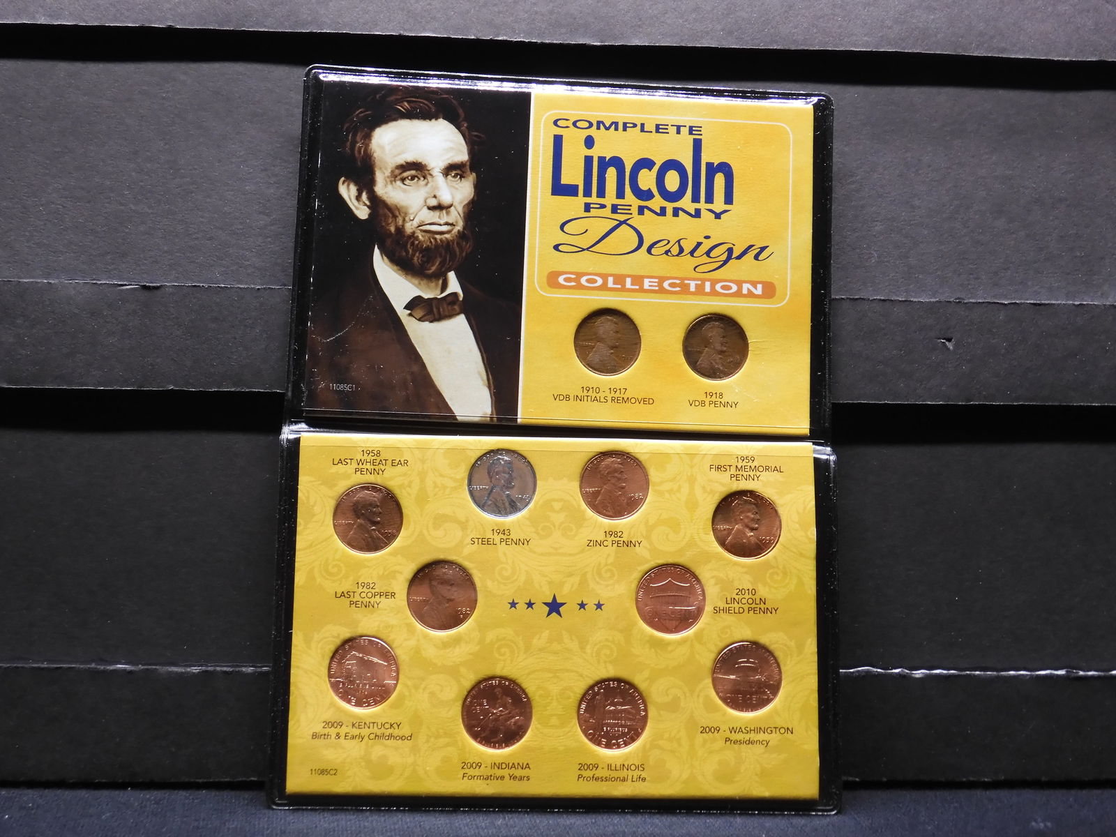 Complete Lincoln Penny Design Collection - 12 Coins (1 of 6)