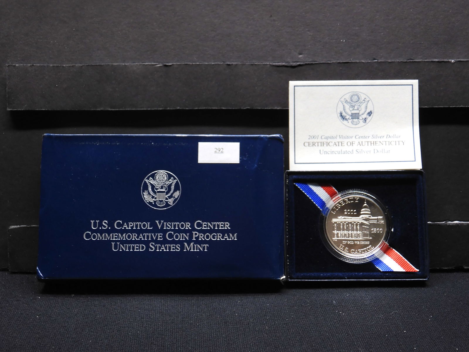 2001 Capitol Visitor Center Uncirculated Silver Dollar - OGP (1 of 4)