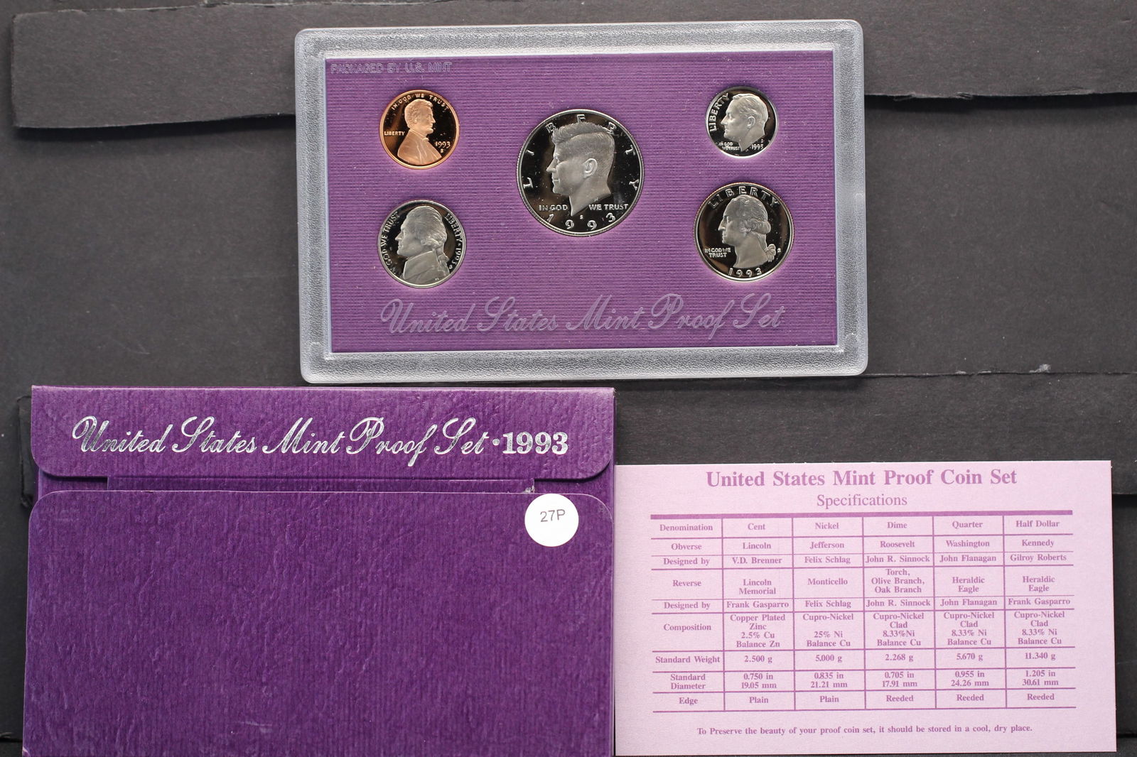 1993-S U.S. Proof Set (1 of 4)