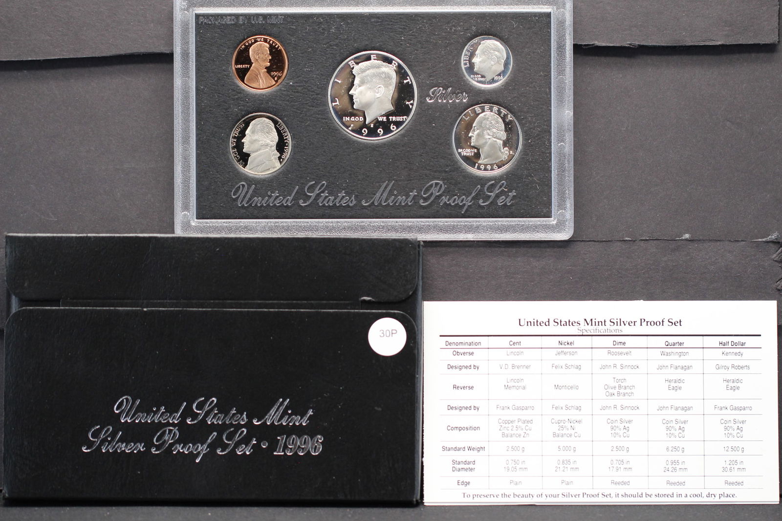 1996-S U.S. Silver Proof Set (1 of 4)