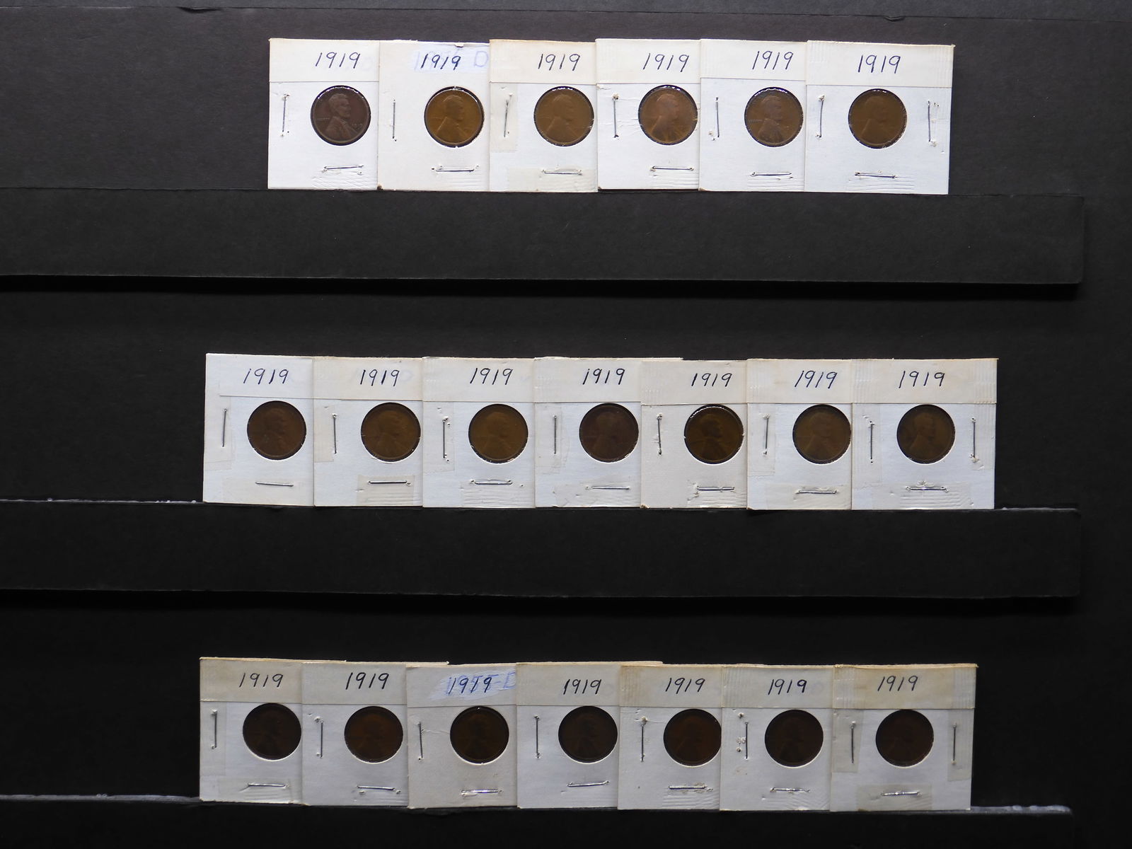 20 1919 Lincoln Wheat Cents (1 of 6)