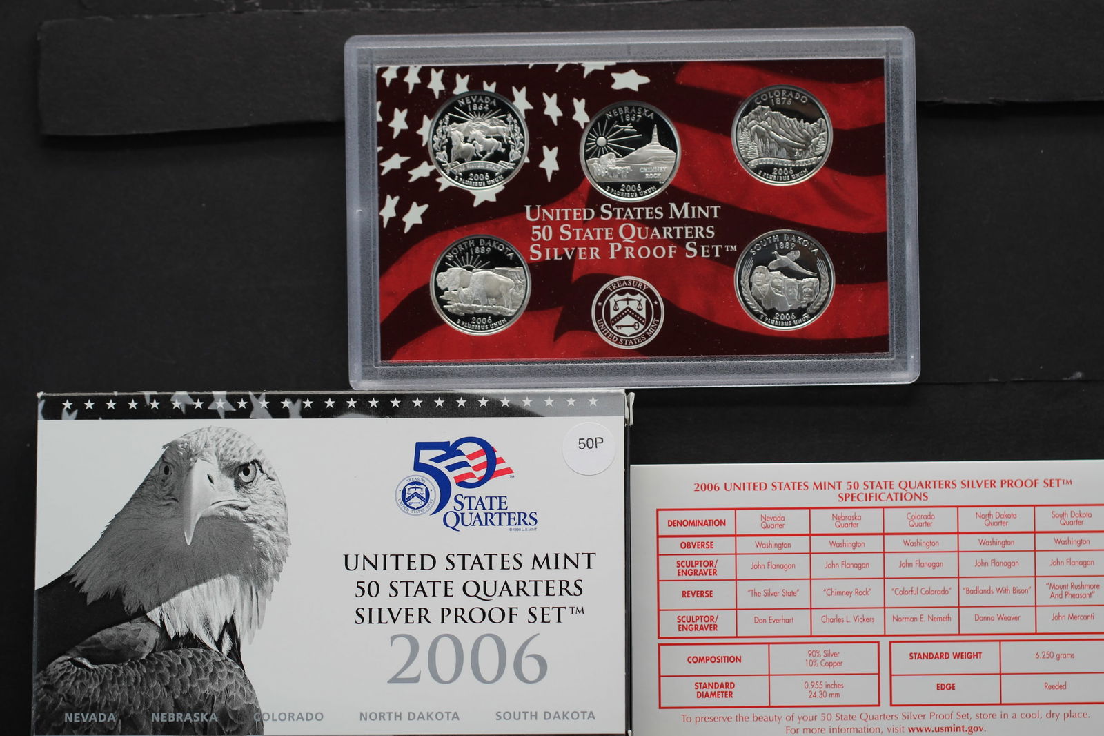 2006-S U.S. Silver Quarter Proof Set (1 of 4)