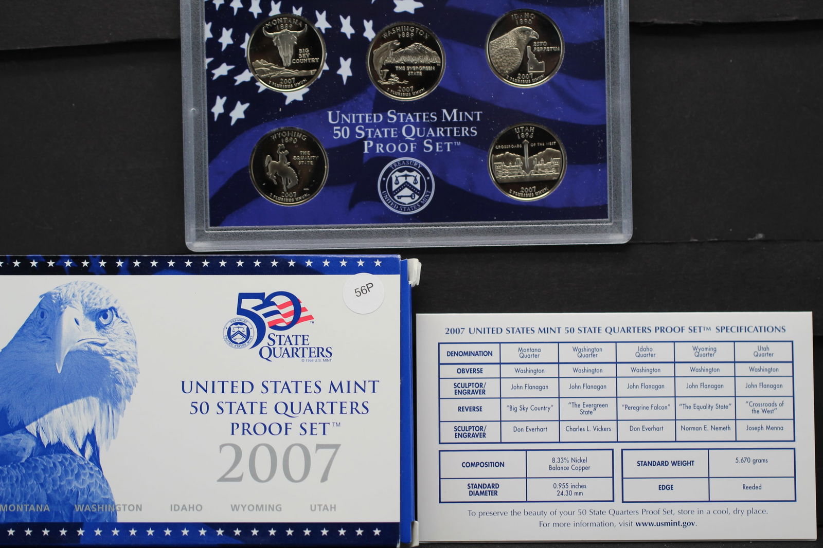 2007-S U.S. State Quarter Proof Set (1 of 4)