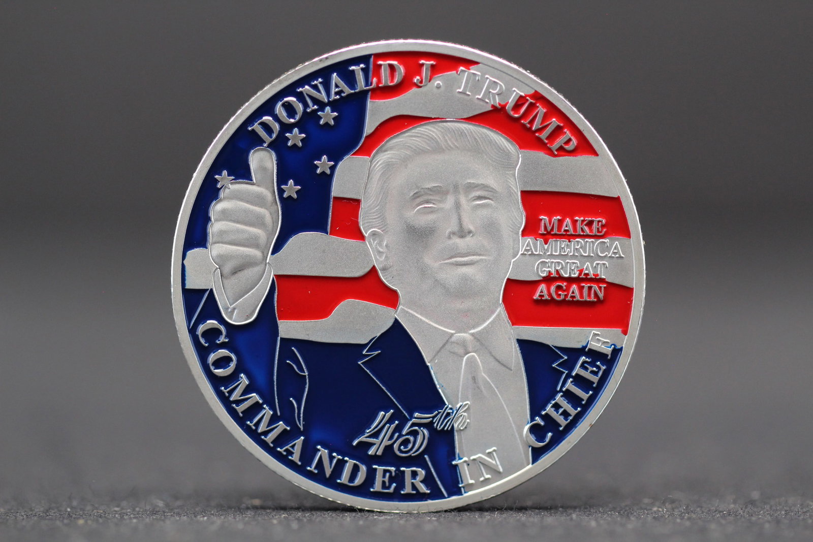 Donald Trump 45th Commander in Chief Round: Donald Trump 45th Commander in Chief Round
