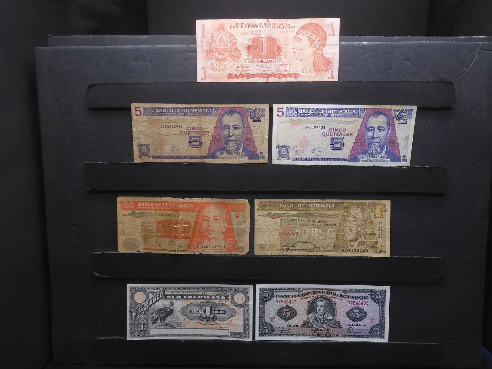 7 Assorted South American Notes (1 of 4)