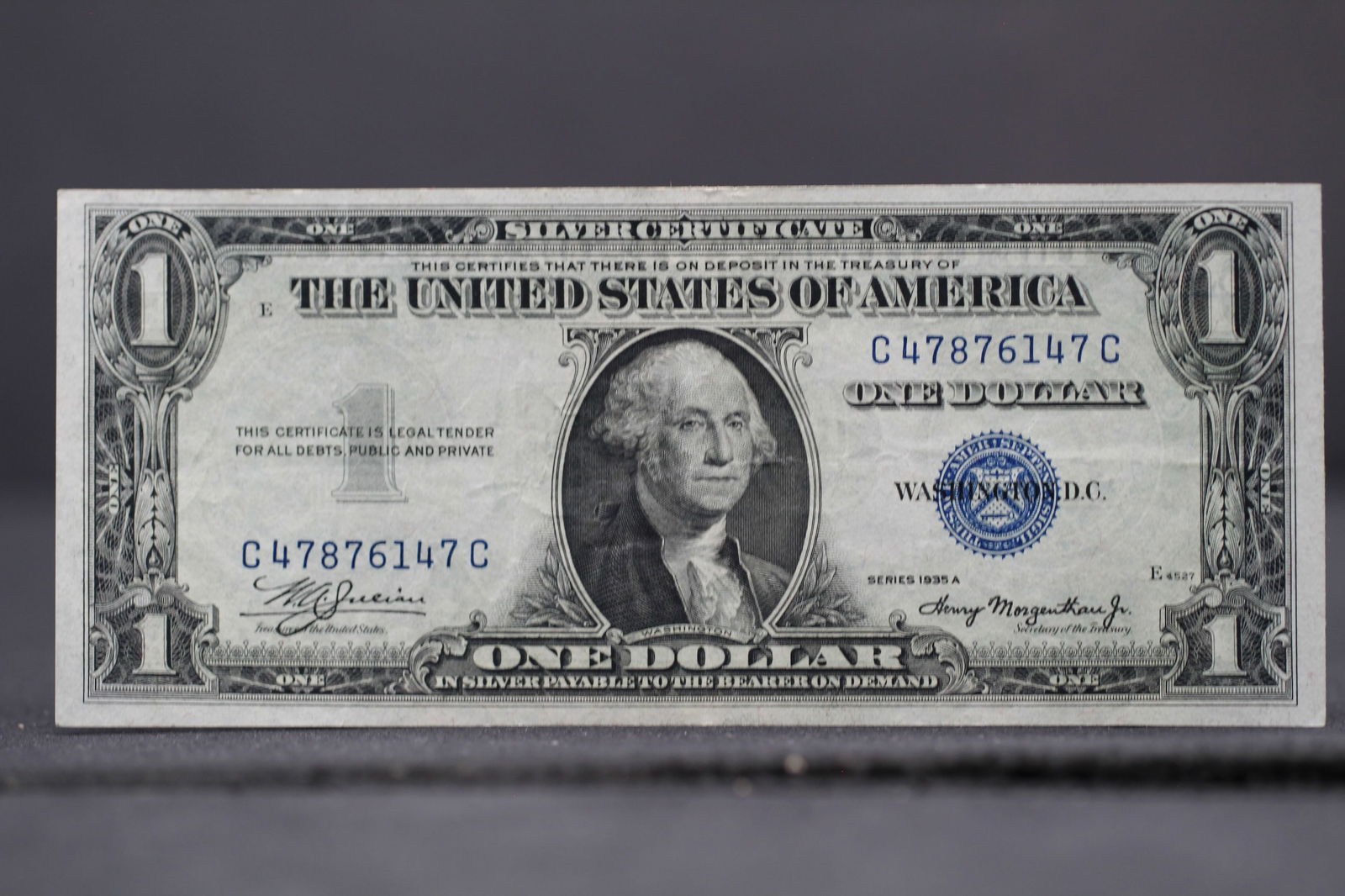 1935-A Blue Seal $1 Silver Certificate, CRISP UNC (1 of 3)