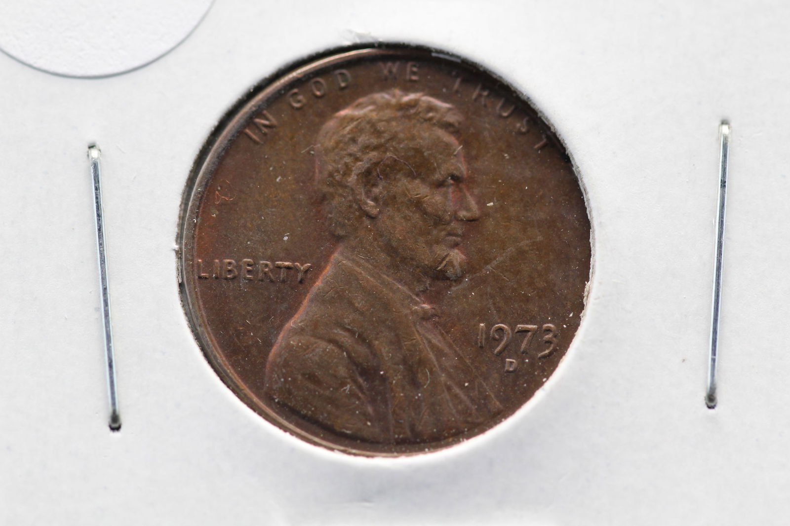 1973-D Lincoln Memorial Cent Rotated Reverse (1 of 3)