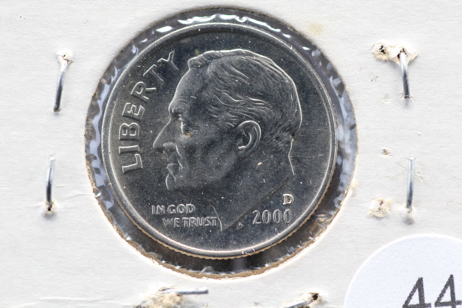 2000-D Roosevelt Dime Rotated Reverse: 2000-D Roosevelt Dime Rotated Reverse