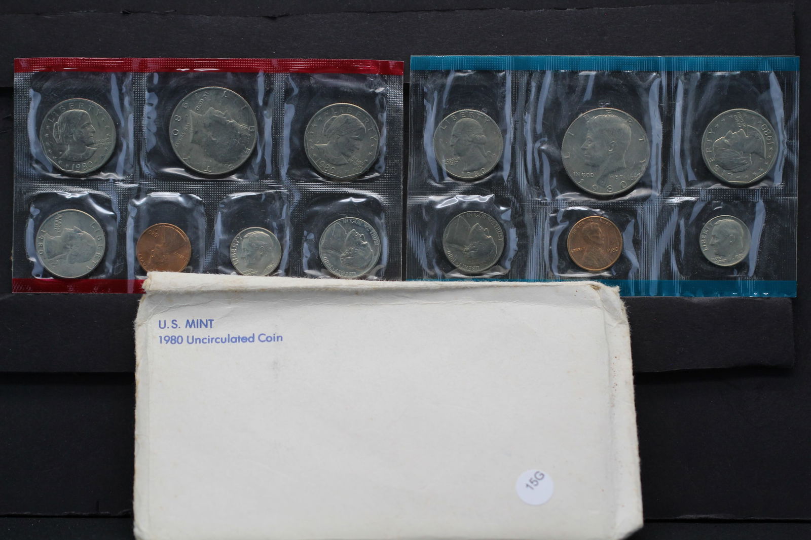 1980 P,D US Mint Uncirculated Coin Set, OGP (1 of 5)